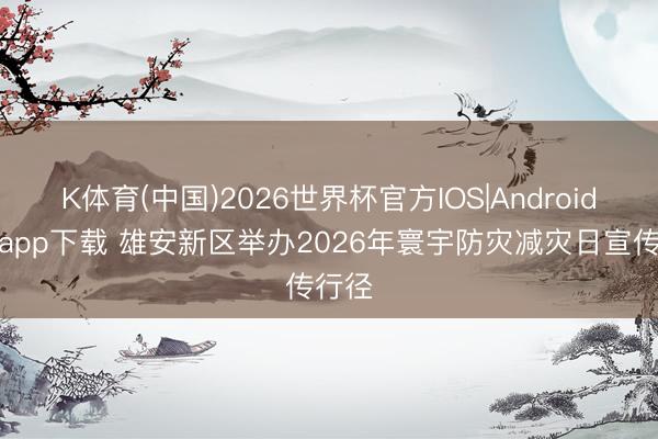 K体育(中国)2026世界杯官方IOS|Android手机app下载 雄安新区举办2026年寰宇防灾减灾日宣传行径