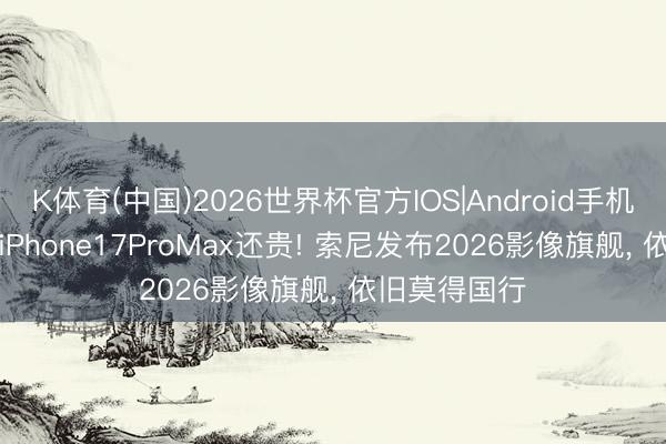 K体育(中国)2026世界杯官方IOS|Android手机app下载 比iPhone17ProMax还贵! 索尼发布2026影像旗舰, 依旧莫得国行