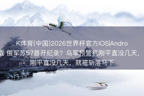 K体育(中国)2026世界杯官方IOS|Android手机app下载 俄军苏57首开纪录？乌军预警机刚平直没几天，就被斩落马下